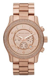 Buy Shop Michael Kors Dylan Rose Gold Dial Rose Gold Steel Strap Watch for Women - MK5576 USA Online