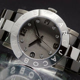 Buy Shop Marc Jacobs Amy Grey Dial Grey Steel Strap Watch for Women - MBM3196 USA Online