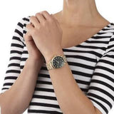 Buy Shop Marc Jacobs Baker Dexter Black Dial Gold Steel Strap Watch for Women - MBM3421 USA Online