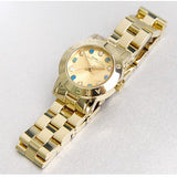 Buy Shop Marc Jacobs Amy Dexter Gold Dial Gold Steel Strap Watch for Women - MBM3218 USA Online