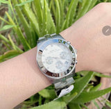 Buy Shop Marc Jacobs Blade White Dial SIlver Steel Strap Watch for Women - MBM3100 USA Online