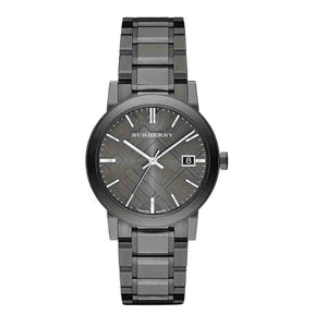 Buy Shop Burberry The City Grey Dial Gunmetal Steel Strap Watch for Men - BU9007 USA Online