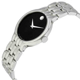 Buy Shop Movado Classic Quartz Black Dial Silver Steel Strap Watch for Men - 0606337 USA Online