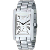 Buy Shop Emporio Armani Classic White Dial Silver Steel Strap Watch For Men - AR0145 USA Online
