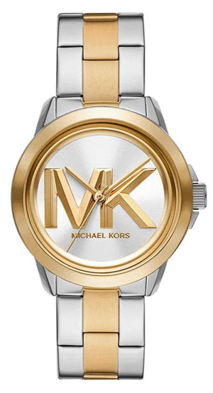 Buy Shop Michael Kors Analog Silver Dial Two Tone Steel Strap Watch For Women - MK7319 USA Online