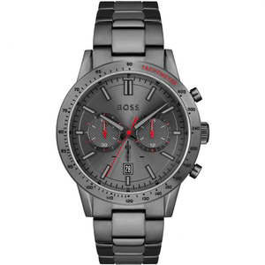 Buy Shop Hugo Boss Allure Chronograph Grey Dial Grey Steel Strap Watch for Men - 1513924 USA Online