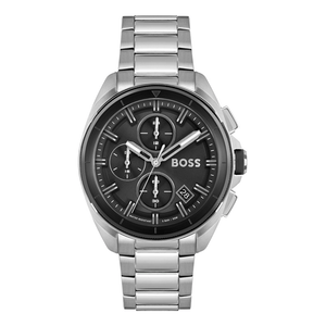 Buy Shop Hugo Boss Volane Black Dial Silver Steel Strap Watch for Men - 1513949 USA Online