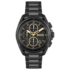 Buy Shop Hugo Boss Volane Black Dial Black Steel Strap Watch for Men - 1513950 USA Online