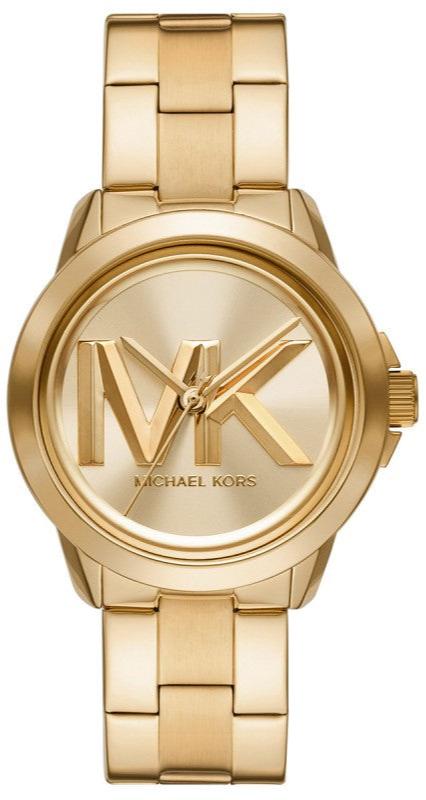 Buy Shop Michael Kors Bryn Quartz Gold Dial Gold Steel Strap Watch For Women - MK7317 USA Online