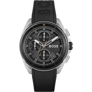 Buy Shop Hugo Boss Volane Grey Dial Black Silicone Strap Watch for Men - 1513953 USA Online