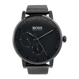 Buy Shop Hugo Boss Oxygen Black Dial Black Mesh Bracelet Watch for Men - 1513636 USA Online