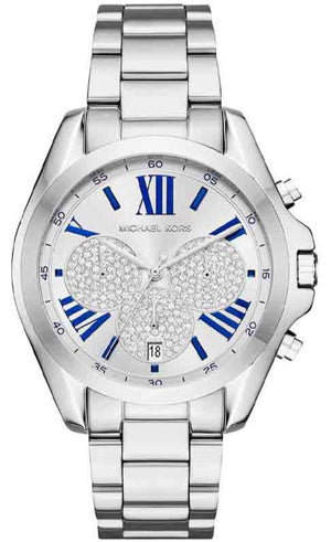 Buy Shop Michael Kors Bradshaw Quartz Silver Dial Silver Steel Strap Watch For Women - MK6320 USA Online