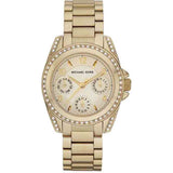 Buy Shop Michael Kors Blair Gold Dial Gold Steel Strap Watch for Women - MK5639 USA Online