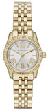 Buy Shop 🎁 Michael Kors Lexington Quartz Silver Dial Gold Steel Strap Watch For Women - MK3229 (100% off) USA Online