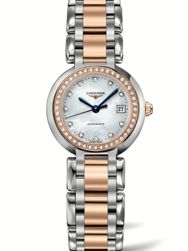Buy Shop Longines PrimaLuna Automatic Diamond 26.5mm Watch for Women - L8.111.5.89.6 USA Online