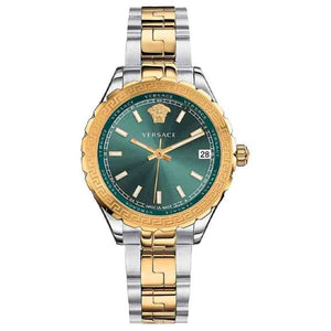 Buy Shop Versace Hellenyium Green Dial Two Tone Steel Strap Watch for Women - V12050015 USA Online