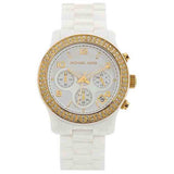 Buy Shop Michael Kors Runway White Dial White Steel Strap Watch for Women - MK5237 USA Online