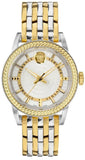 Buy Shop Versace V Eternal Quartz White Dial Two Tone Steel Strap Watch For Men - VEPO00620 USA Online