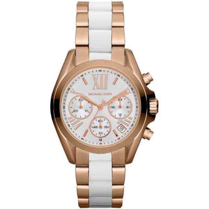 Buy Shop Michael Kors Bradshaw Silver Dial Two Tone Steel Strap Watch for Women - MK5907 USA Online