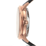 Buy Shop Fossil Townsman Automatic Black Dial Black Leather Strap Watch for Men - ME3170 USA Online