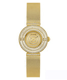 Buy Shop Guess Dream Quartz Gold Dial Gold Mesh Strap Watch For Women - GW0550L2 USA Online