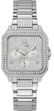 Buy Shop Guess Deco Multifunction Quartz Silver Dial Silver Steel Strap Watch For Women - GW0472L1 USA Online