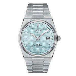 Buy Shop Tissot PRX Powermatic 80 Ice Blue Tiffany Dial Silver Steel Strap Watch for Men - T137.407.11.351.00 USA Online