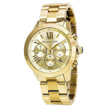 Buy Shop Michael Kors Bradshaw Chronograph Gold Dial Gold Steel Strap Watch For Women - MK5777 USA Online