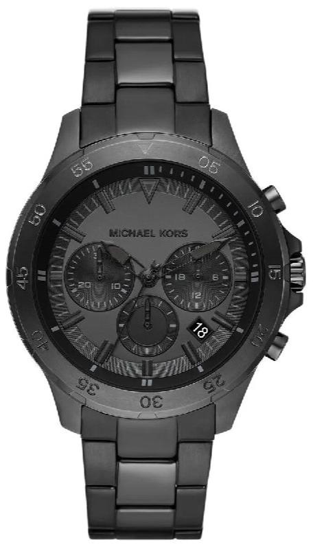 Buy Shop Michael Kors Grayson Chronograph Black Dial Black Steel Strap Watch For Men - MK9109 USA Online