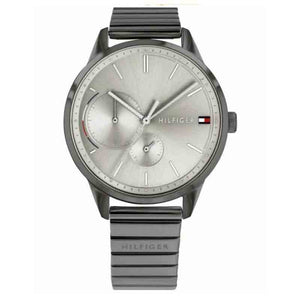 Buy Shop Tommy Hilfiger Quartz Silver Dial Grey Steel Strap Watch for Women - 1782062 USA Online