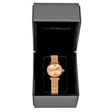 Buy Shop Emporio Armani Gianni T Bar Quartz Rose Gold Dial Rose Gold Steel Strap Watch For Women - AR11342 USA Online