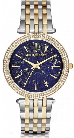 Buy Shop Michael Kors Darci Quartz Blue Dial Two Tone Steel Strap Watch For Women - MK3401 USA Online