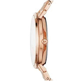 Buy Shop Michael Kors Jaryn Quartz Rose Gold Dial Rose Gold Steel Strap Watch For Women - MK3501 USA Online