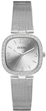 Buy Shop Guess Tapestry Diamonds Silver Dial Silver Mesh Bracelet Watch for Women - GW0354L1 USA Online
