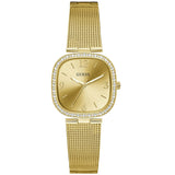 Buy Shop Guess Tapestry Diamonds Gold Dial Gold Mesh Bracelet Watch for Women - GW0354L2 USA Online