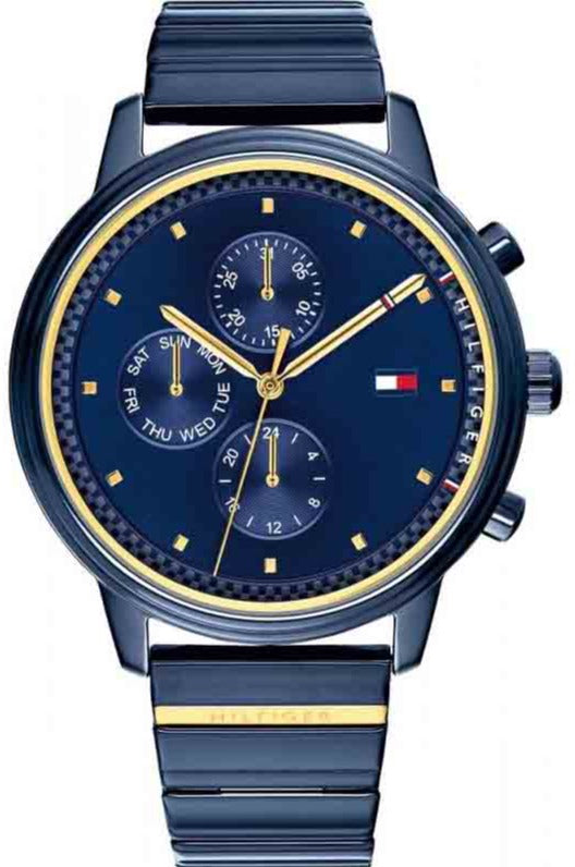 Buy Shop Tommy Hilfiger Blake Blue Dial Blue Steel Strap Watch for Women - 1781893 USA Online
