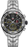 Tag Heuer Formula 1 Senna Limited Edition Chronograph Black Dial Silver Steel Strap Watch for Men - CAZ1013.BA0883