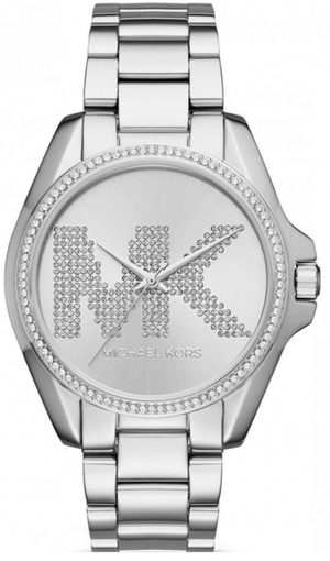 Buy Shop Michael Kors Bradshaw Quartz Silver Dial Silver Steel Strap Watch For Women - MK6554 USA Online