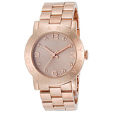 Buy Shop Marc Jacobs Amy Glitz Brown Dial Rose Gold Steel Strap Watch for Women - MBM3221 USA Online