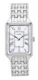 Fossil Raquel Three Hand Date Mother of Pearl Dial Silver Steel Strap Watch for Women - ES5306