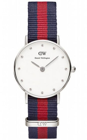 Buy Shop Daniel Wellington Classy Oxford White Dial Two Tone Nylon Strap Watch For Women - DW00100072 USA Online
