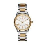 Buy Shop Michael Kors Hartman Quartz White Dial Two Tone Steel Strap Watch For Women - MK3521 USA Online