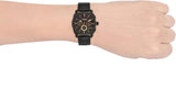 Buy Shop Fossil Machine Chronograph Black Dial Black Steel Strap Watch for Men - FS4682 USA Online