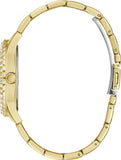 Buy Shop Guess Night Life Diamonds Black Dial Gold Steel Strap Watch for Women - GW0405L2 USA Online
