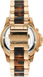 Buy Shop Michael Kors Everest Chronograph Brown Dial Two Tone Steel Strap Watch For Women - MK6973 USA Online