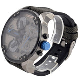 Buy Shop Diesel Mr Daddy 2.0 Chronograph Grey Dial Black Nylon Strap Watch For Men - DZ7420 USA Online