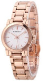 Buy Shop Burberry The City White Dial Rose Gold Steel Strap Watch for Women - BU9204 USA Online
