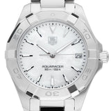 Buy Shop Tag Heuer Aquaracer White Mother of Pearl Dial Watch for Women - WBD1311.BA0740 USA Online