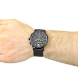 Buy Shop Emporio Armani Renato Chronograph Black Dial Black Mesh Bracelet Watch For Men - AR2498 USA Online