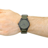 Buy Shop Calvin Klein Tone Green Dial Green NATO Strap Watch for Men - K7K514WL USA Online
